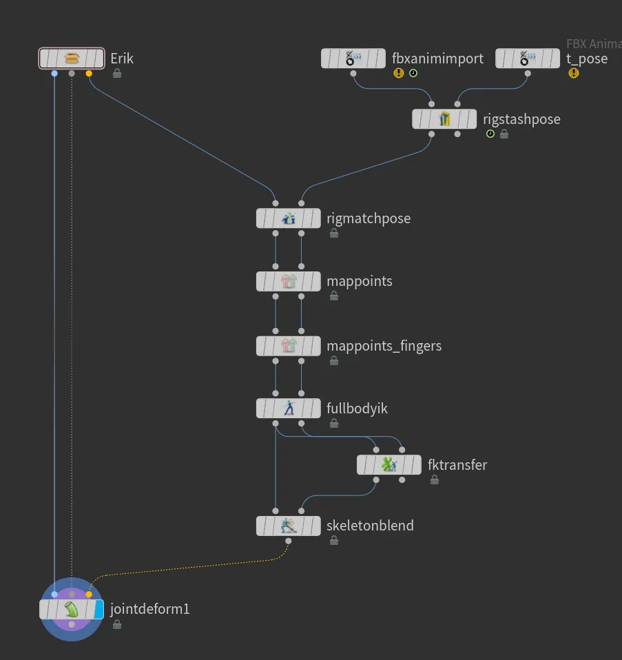 Retarget With Different Skeleton + Using FK Fingers